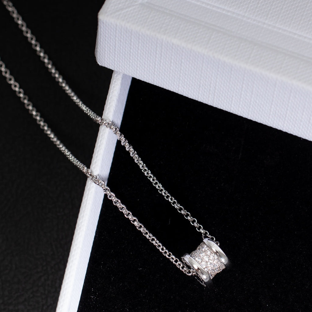 [Shinejoy]ZERO 1 SILVER DIAMOND NECKLACE