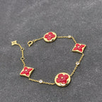 [Shinejoy]STAR AND SUN CARNELIAN 4 MOTIFS 3 DIAMONDS