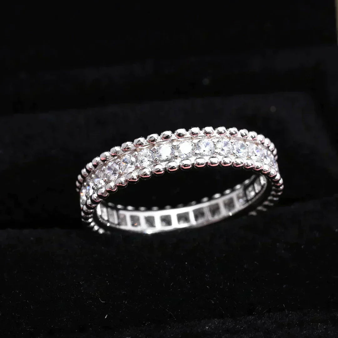 [Shinejoy]PERLEE DIAMOND SILVER RING