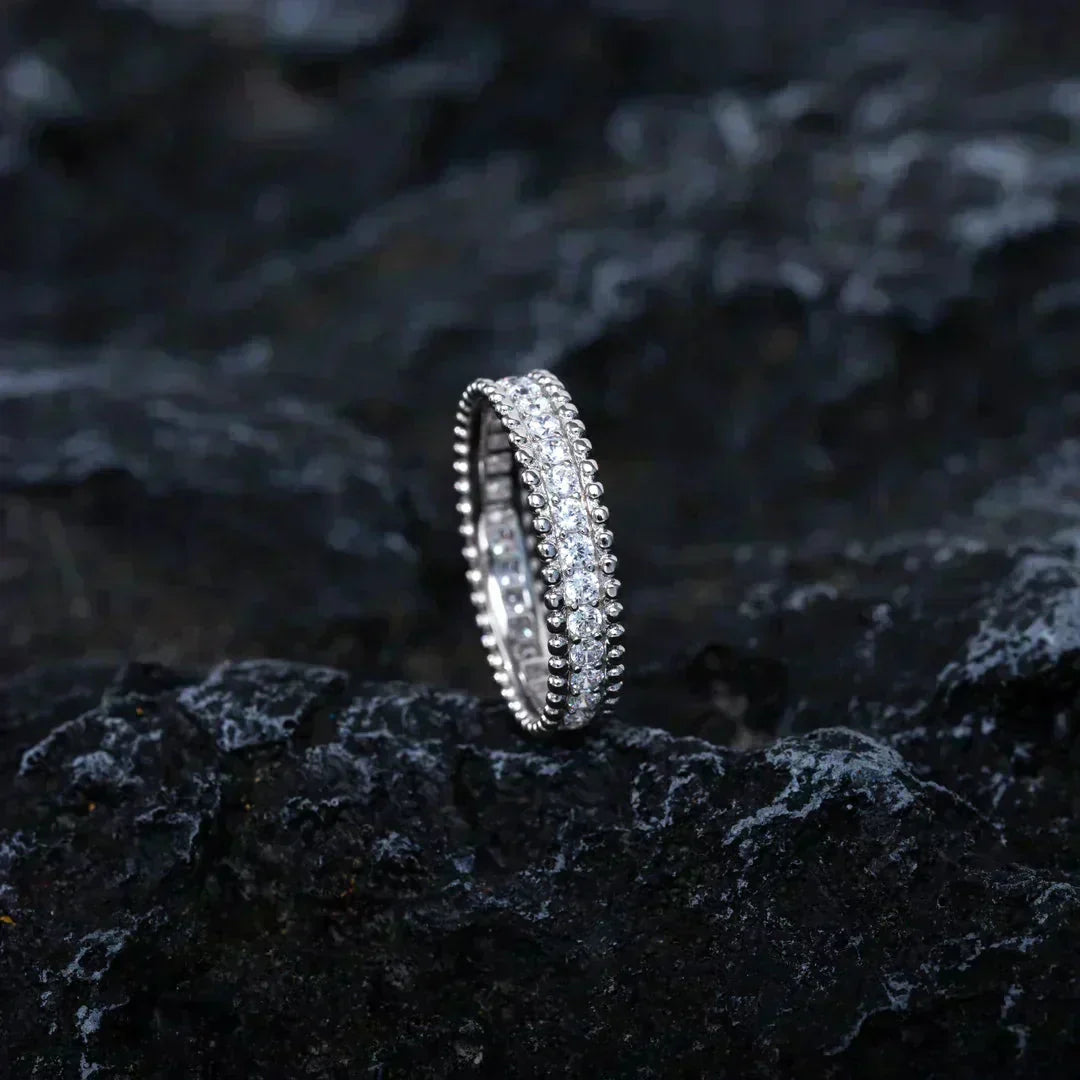 [Shinejoy]PERLEE DIAMOND SILVER RING