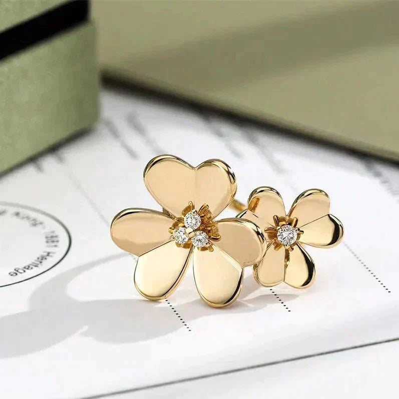 [Shinejoy]CLOVER COMOS GOLD DIAMOND RING