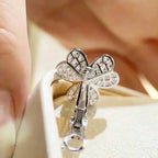 [Shinejoy]CLOVER COMOS DIAMOND EARRINGS SILVER