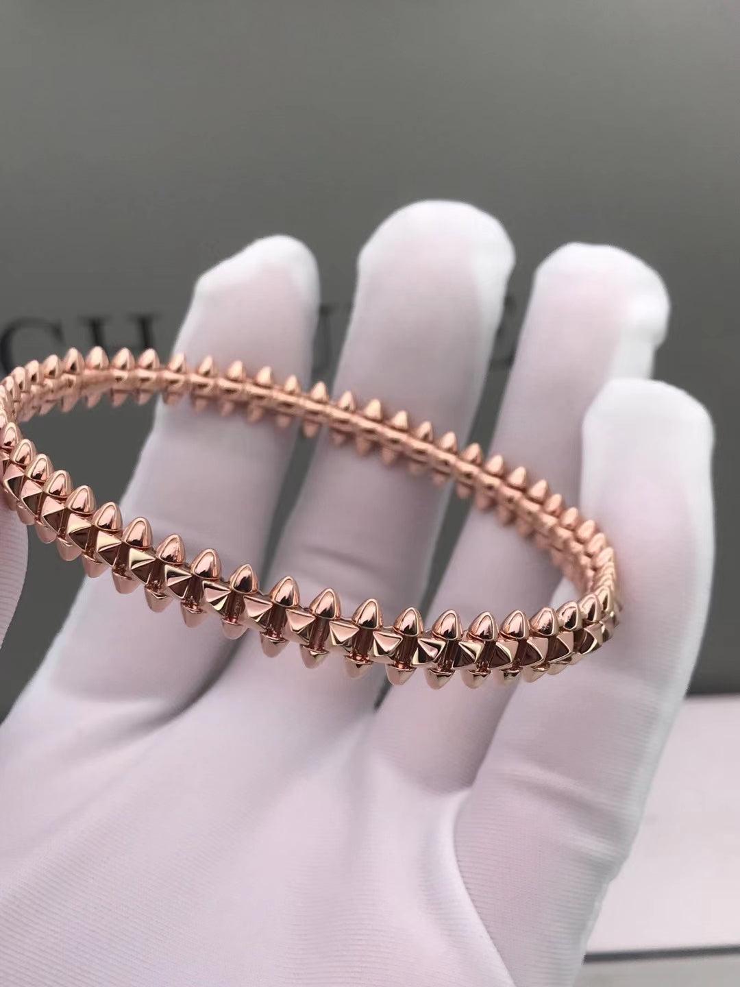 [Shinejoy]CLASH PINK GOLD BRACELET
