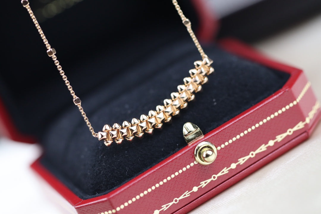 [Shinejoy]CLASH PINK GOLD NECKLACE