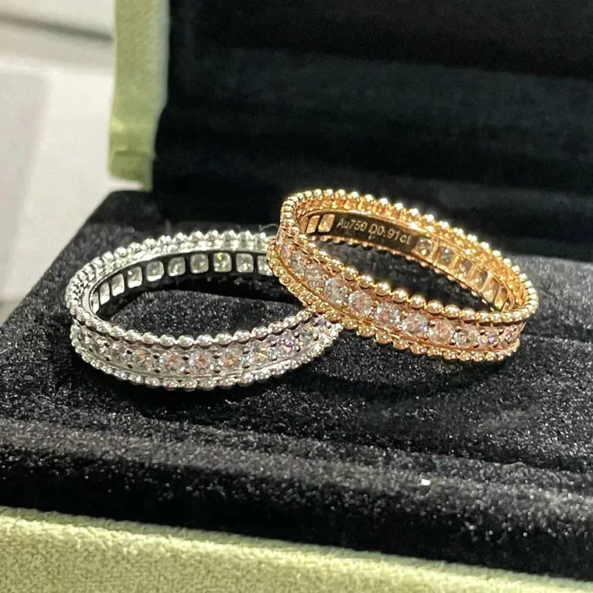 [Shinejoy]PERLEE DIAMOND ROSE GOLD RING