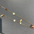 [Shinejoy]LUCKY SPRING 15 MOTIFS GOLD NECKLACE