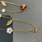 [Shinejoy]LUCKY SPRING 15 MOTIFS GOLD NECKLACE