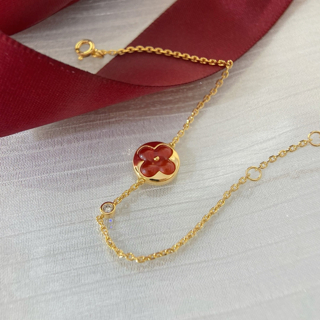 [Shinejoy]SUN PEDANT CARNELIAN BRACELET