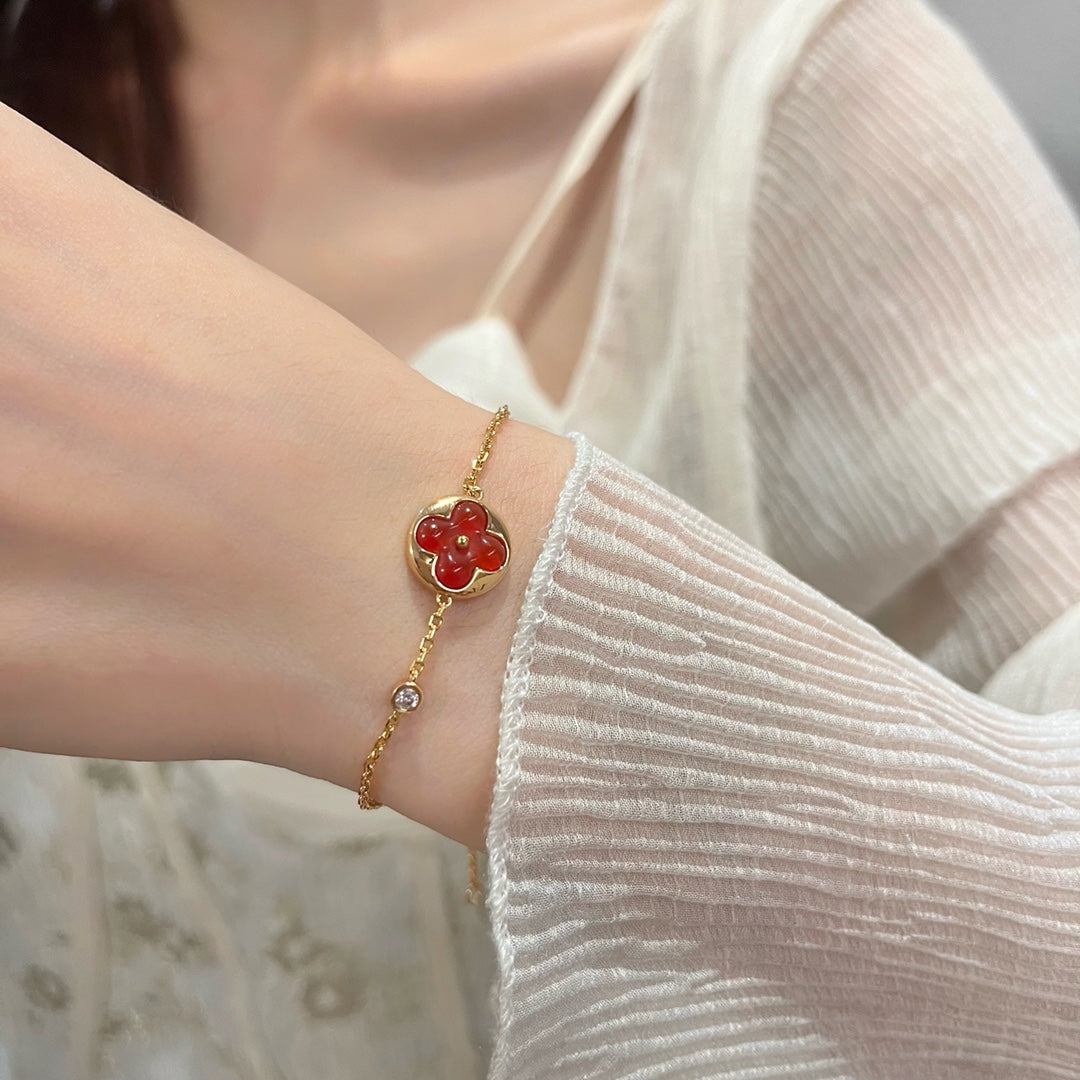 [Shinejoy]SUN PEDANT CARNELIAN BRACELET