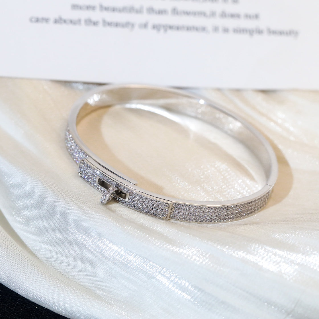 [Shinejoy]KELLY BRACELET DIAMOND PAVED