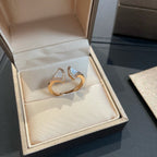 [Shinejoy] DREAM MOP DIAMOND OPEN RING