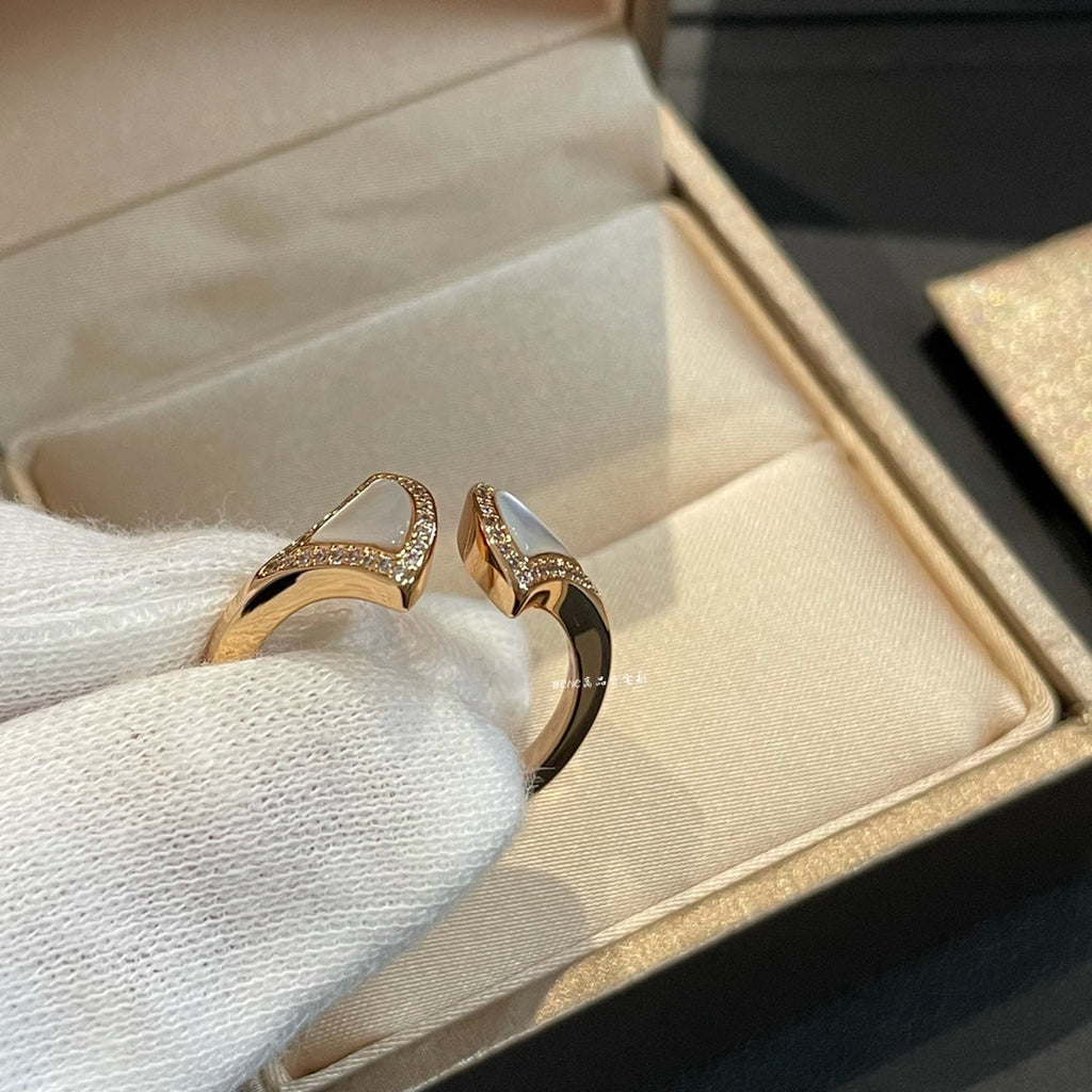 [Shinejoy] DREAM MOP DIAMOND OPEN RING