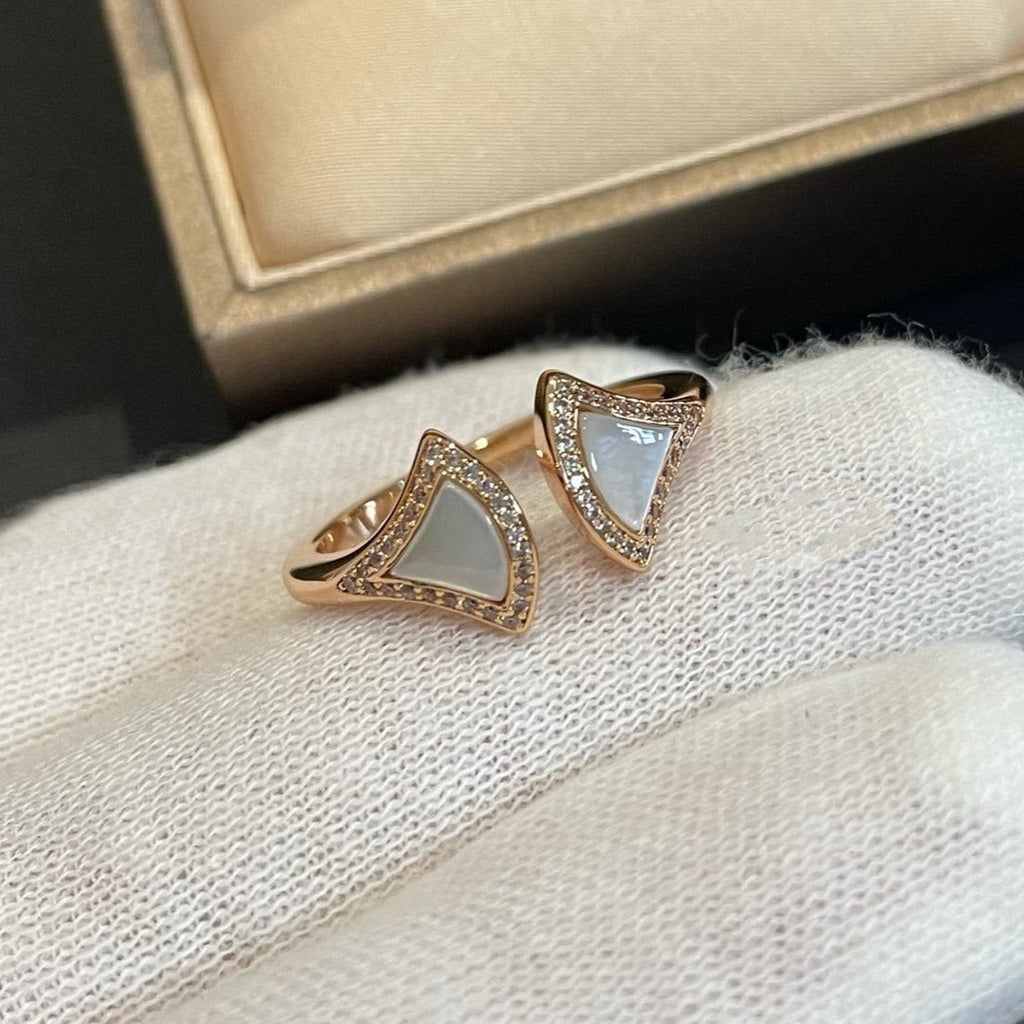 [Shinejoy] DREAM MOP DIAMOND OPEN RING