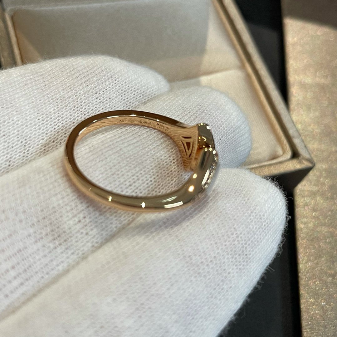 [Shinejoy] DREAM MOP DIAMOND OPEN RING
