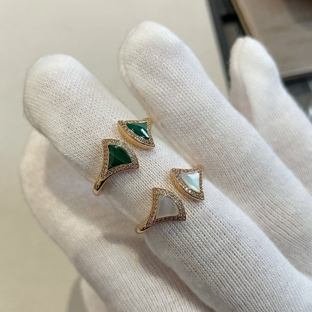 [Shinejoy] DREAM MOP DIAMOND OPEN RING