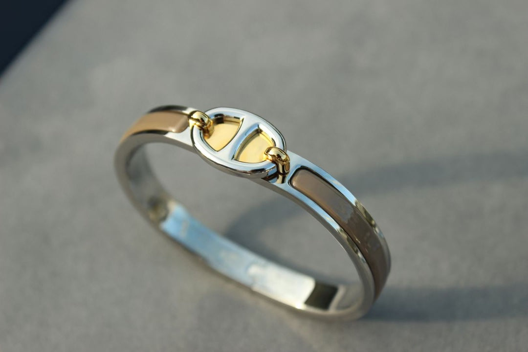 [Shinejoy]CLIC CHAINE SILVER BRACELET