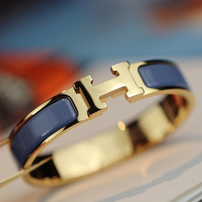 [Shinejoy]H BRACELET 12MM BLUE GRAY