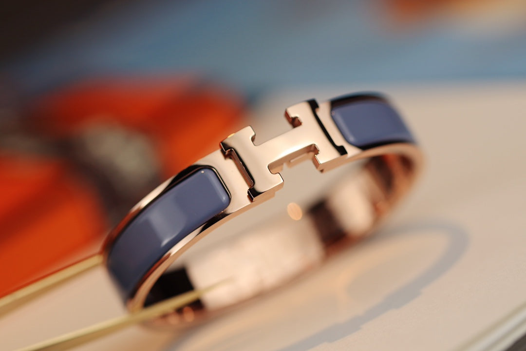 [Shinejoy]H BRACELET 12MM BLUE GRAY