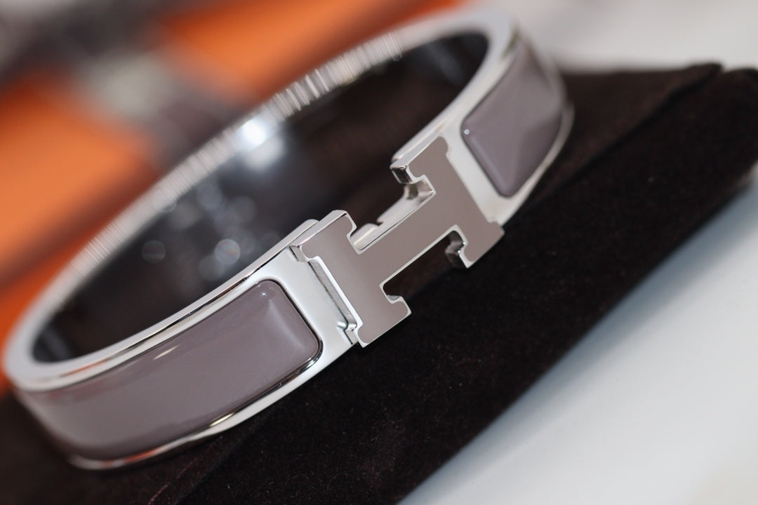 [Shinejoy]H BRACELET 12MM BROWN