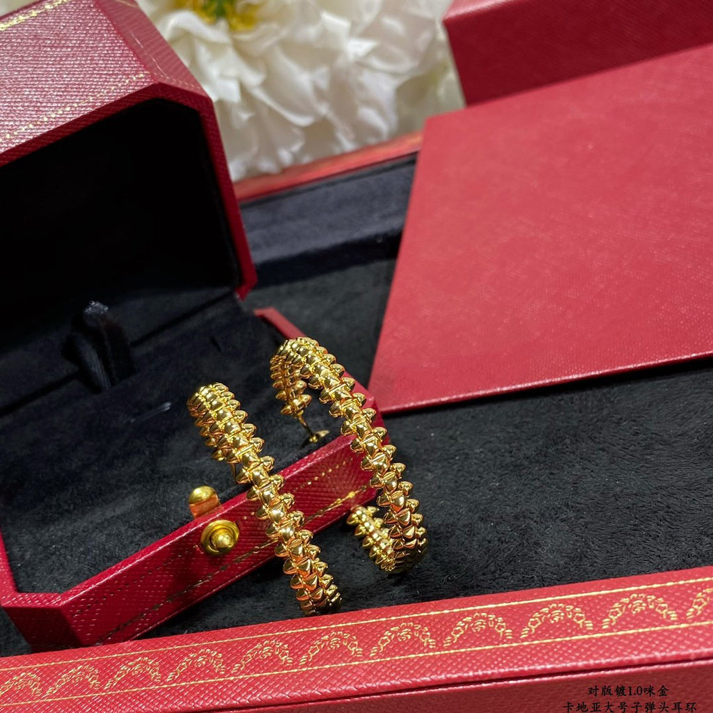 [Shinejoy]CLASH LARGE HOOP EARRINGS