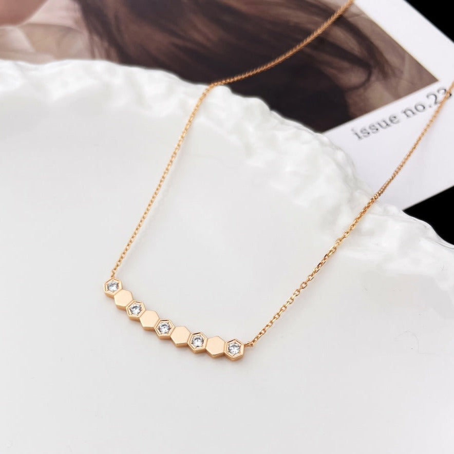 [Shinejoy]BEE MY LOVE DIAMOND NECKLACE