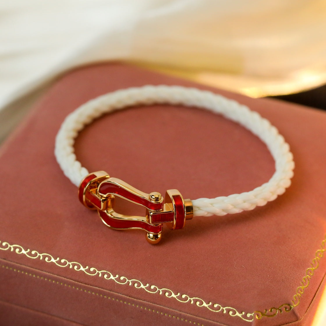 [Shinejoy] FORCE 10 TEXTILE BLANC PAVÉ DIAMANT