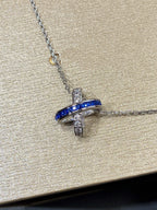 [Shinejoy]LIENS DIAMOND SILVER NECKLACE