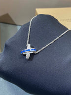 [Shinejoy]LIENS DIAMOND SILVER NECKLACE