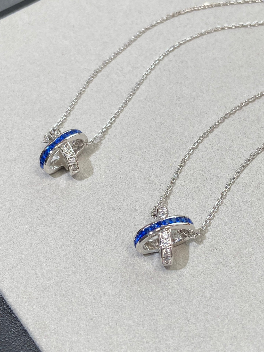 [Shinejoy]LIENS DIAMOND SILVER NECKLACE