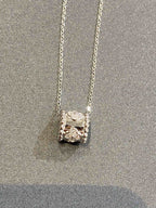 [Shinejoy]PERLEE PEDANT SIVLER DIAMOND NECKLACE