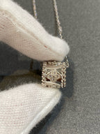 [Shinejoy]PERLEE PEDANT SIVLER DIAMOND NECKLACE