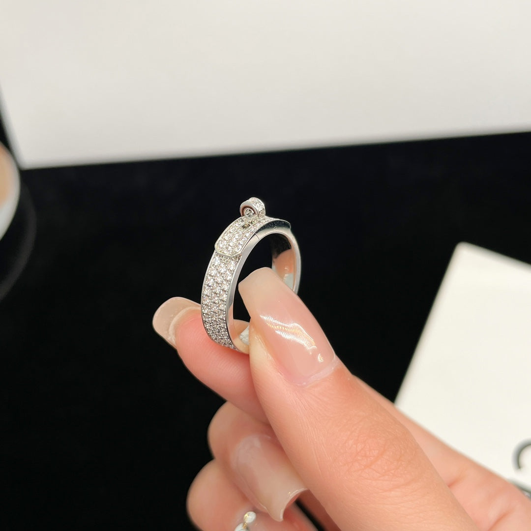 [Shinejoy]KELLY SILVER DIAMOND RING