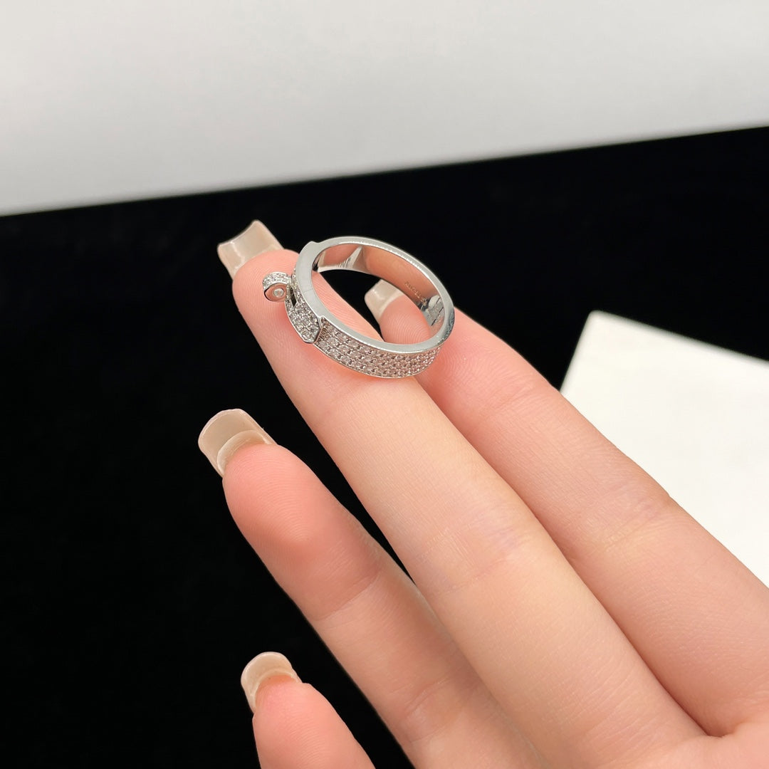 [Shinejoy]KELLY SILVER DIAMOND RING