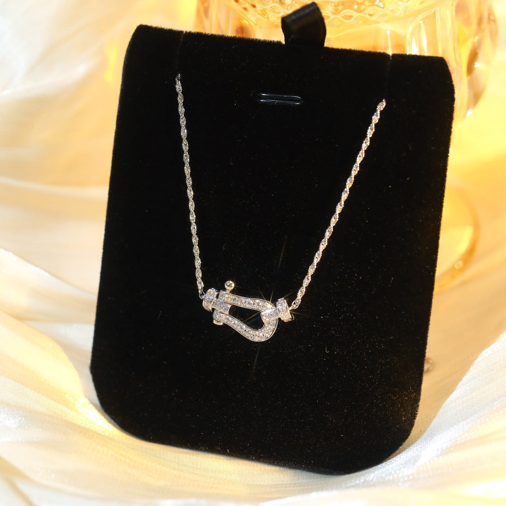 [Shinejoy]FORCE 10 DIAMOND SILVER NECKLACE MINI MODEL