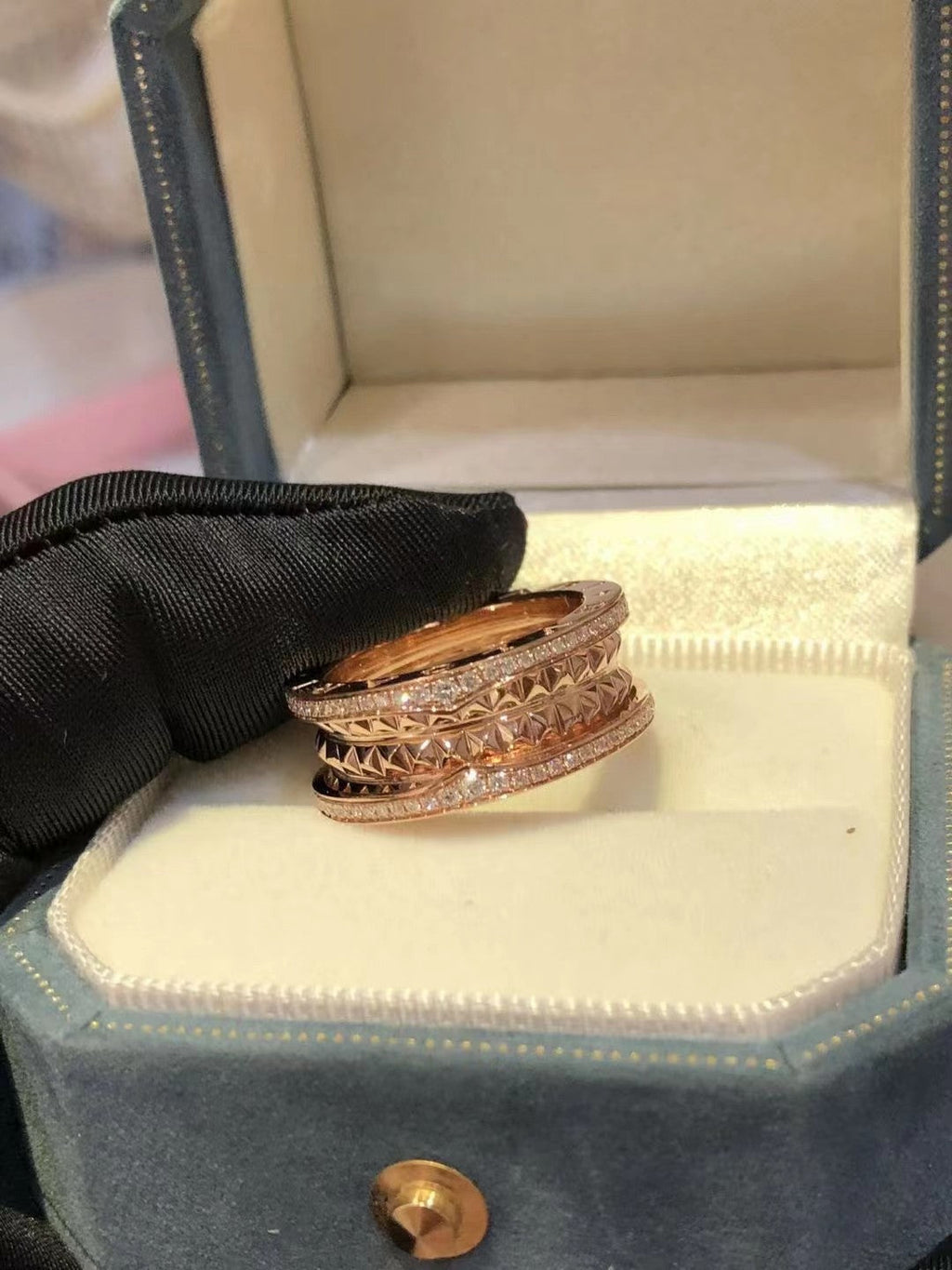 [Shinejoy]ZERO 1 ROCK DIAMOND PINK GOLD