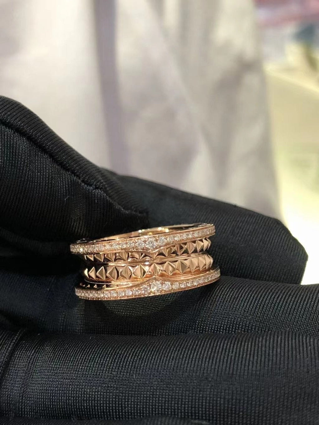 [Shinejoy]ZERO 1 ROCK DIAMOND PINK GOLD