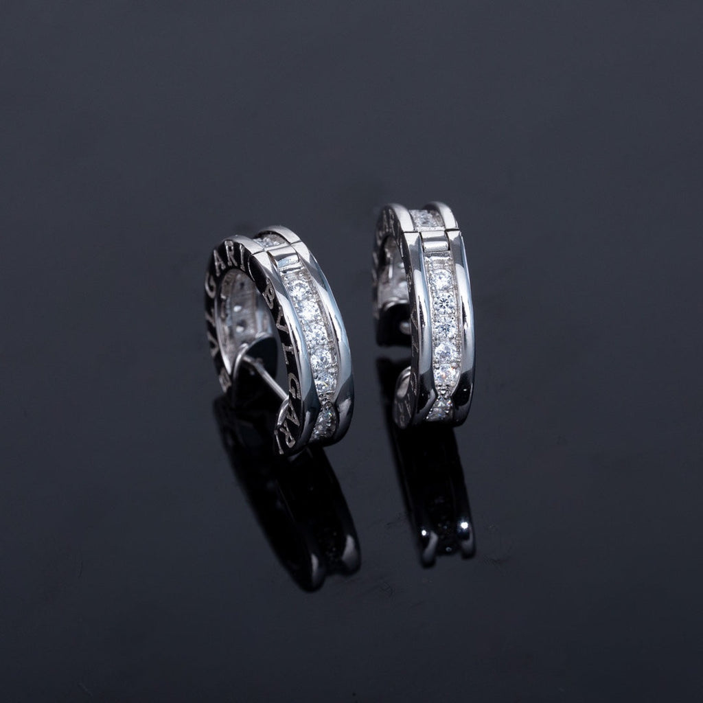 [Shinejoy]ZERO 1 MINI SILVER DIAMOND EARRINGS