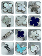 [Shinejoy]LUCKY CLOVER SILVER 11 MOTIF NECKLACE