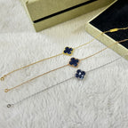 [Shinejoy]CLOVER 1 MOTIF PIETERSITE BRACELET