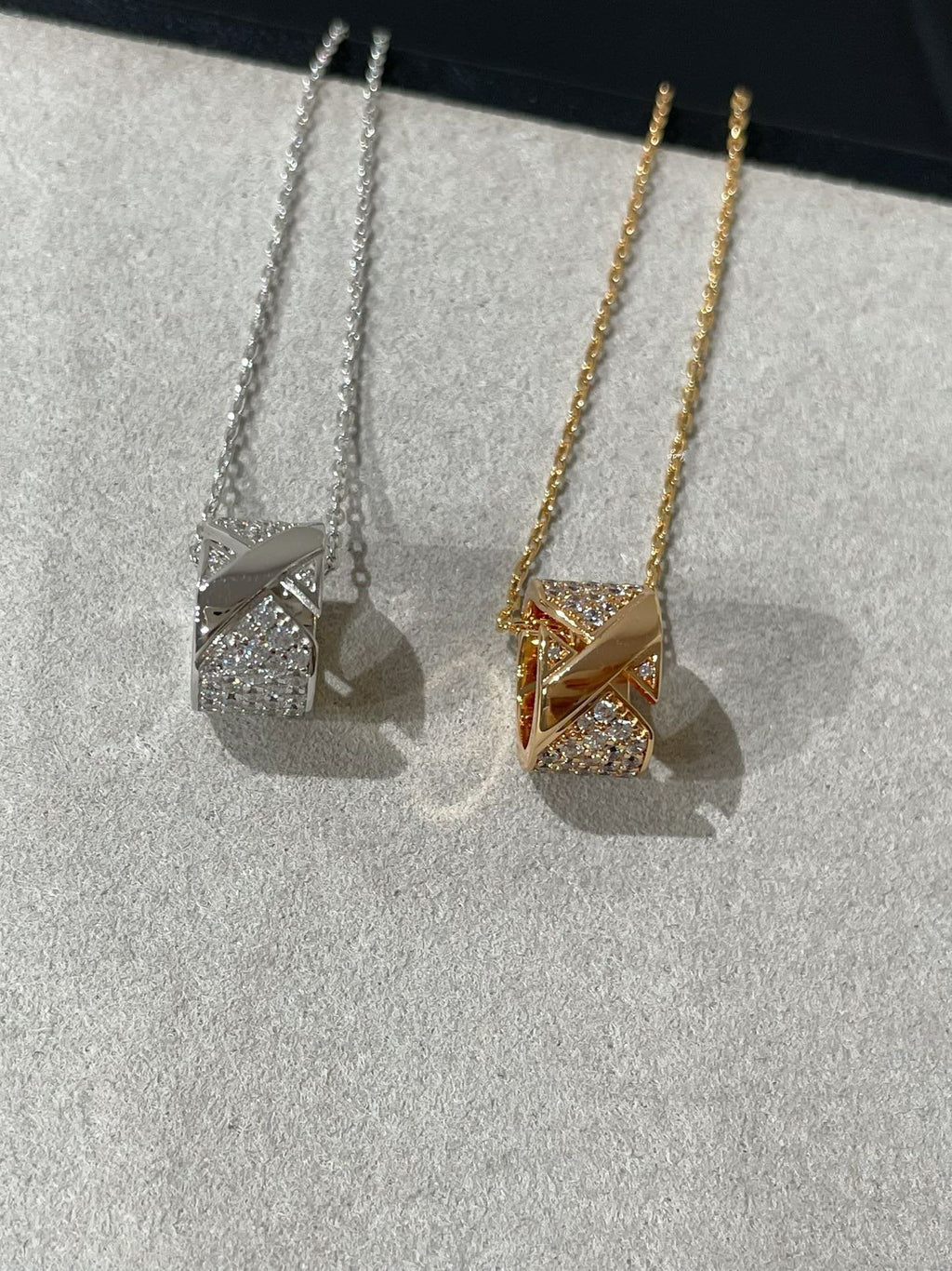 [Shinejoy] COLLIER PAVÉ DE DIAMANTS LIENS EVIDENCE