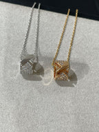 [Shinejoy] COLLIER PAVÉ DE DIAMANTS LIENS EVIDENCE