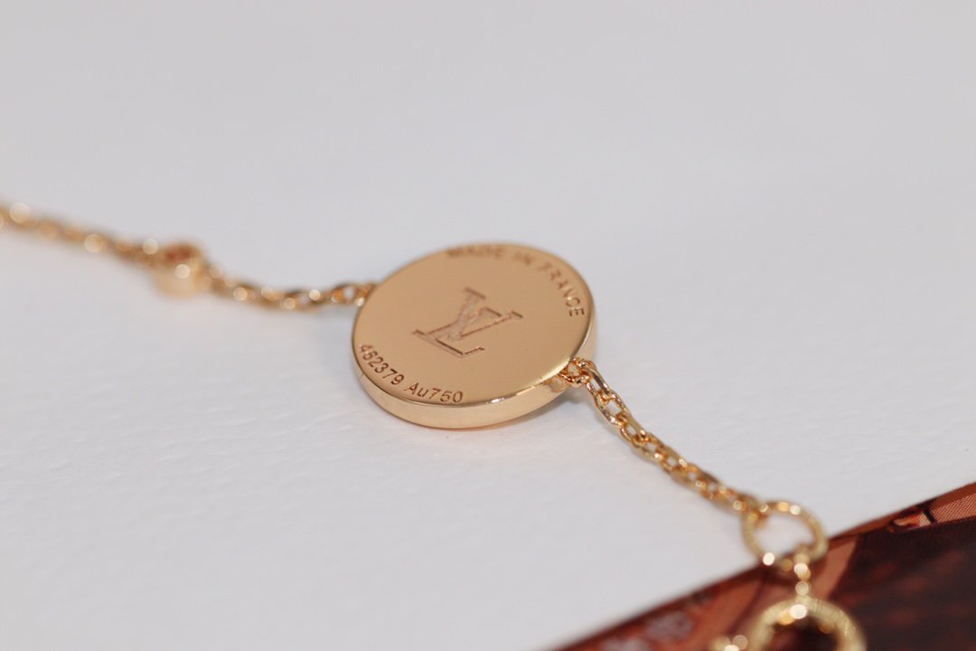 [Shinejoy]STAR AND SUN 4 MOTIF PINK GOLD MALACHITE BRACELET