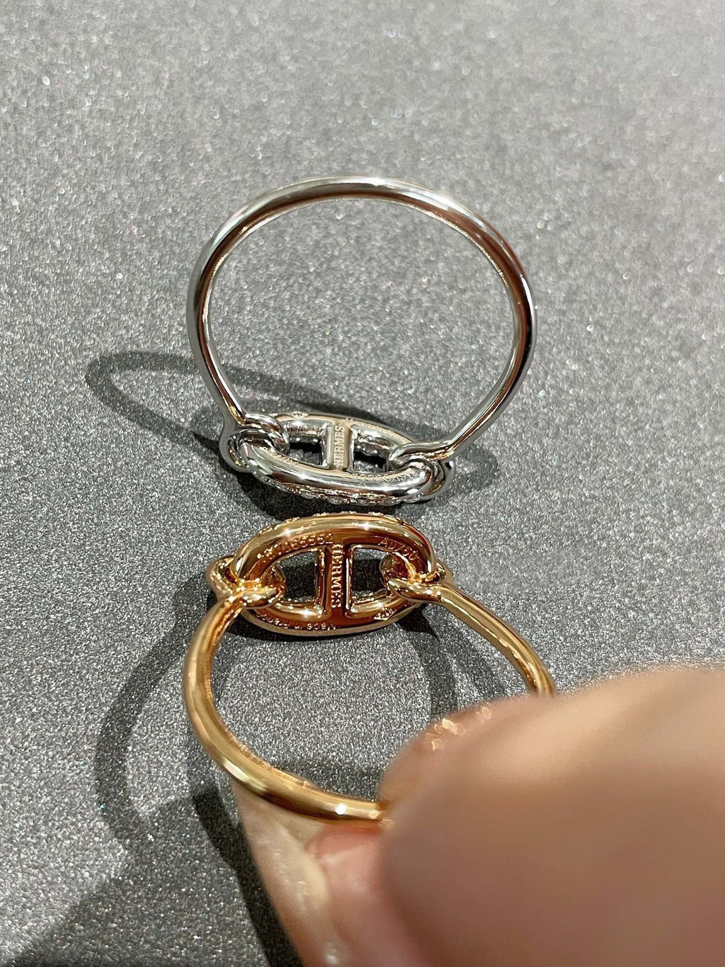 Bague ronde en petit diamant [Shinejoy]