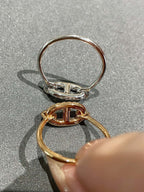 Bague ronde en petit diamant [Shinejoy]