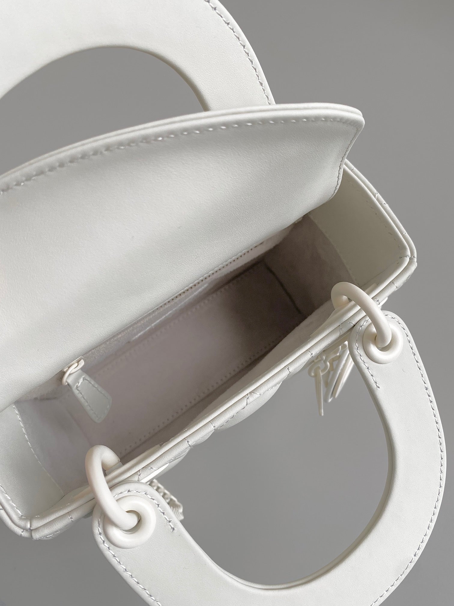 MINI LADY 17 MY ABC PEAU D'AGNEAU BLANC