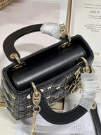 ミニ レディ 17 バタフライ スタッド ブラック ラムスキン