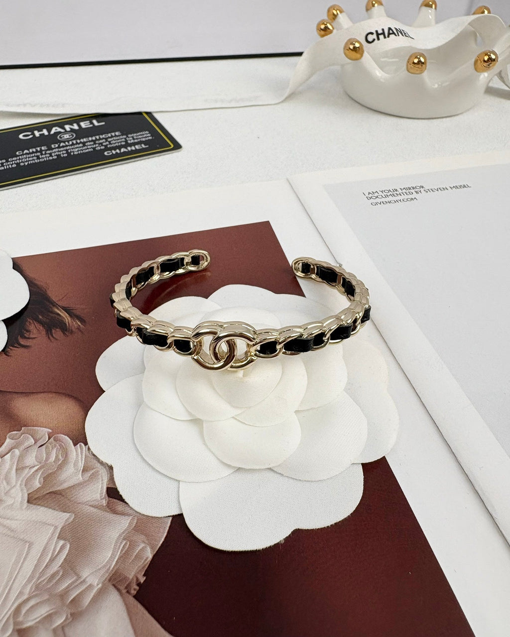 [Shinejoy] Bracelet ouvert Double C 