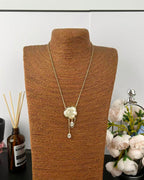 [Shinejoy] Collier pendentif en nacre et diamants Cloud Pearl