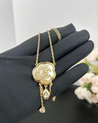 [Shinejoy] Collier pendentif en nacre et diamants Cloud Pearl