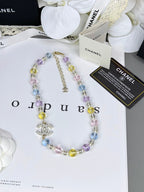[Shinejoy] Collier en résine transparente colorée, nouvelle collection printemps 26C